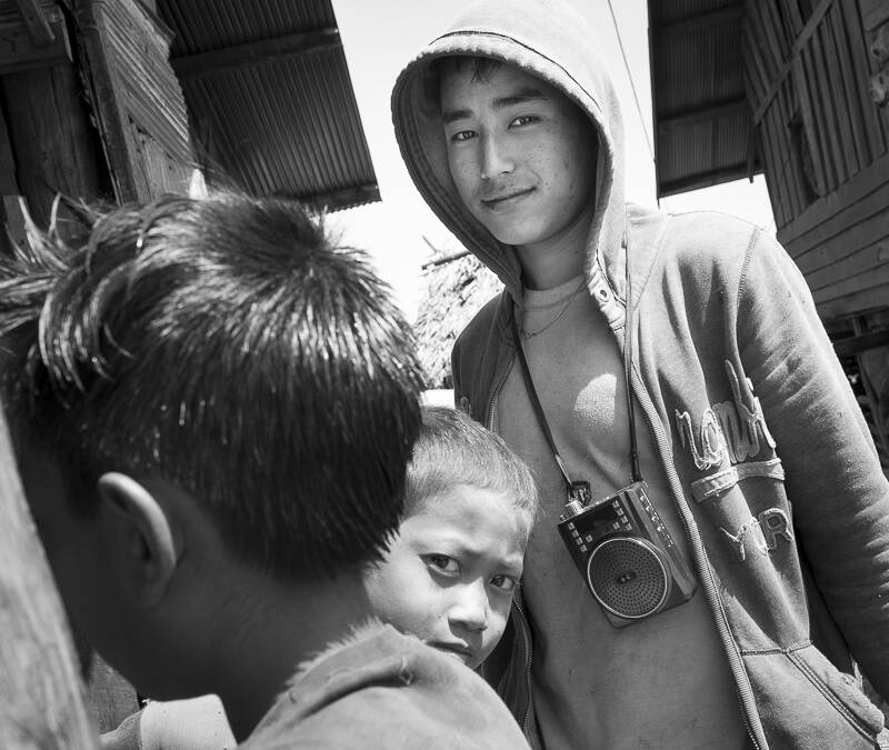 Dans un village Akha, à la frontière chinoise