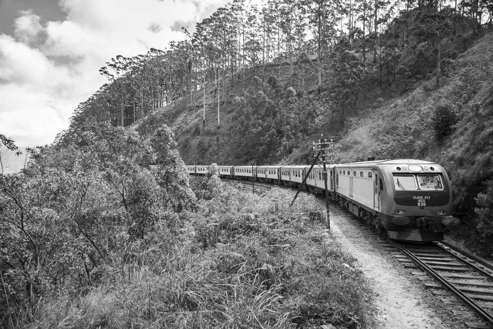 On the rail tracks, Haputale, Sri Lanka