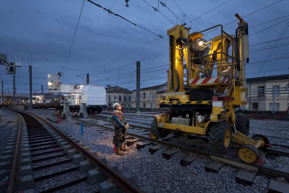 Reportage chantier Ferroviaire à Bordeaux (Gare Saint Jean) pour Cegelec