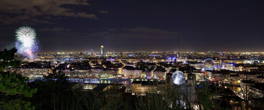 Fête des lumières à Lyon, décembre 2010