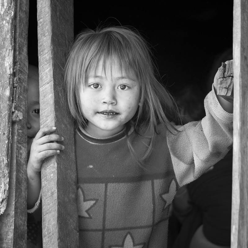 Dans un village Akha, à la frontière chinoise