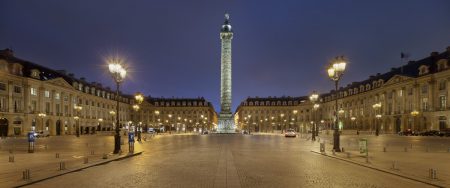 Eclairages place Vendôme, Paris  by night