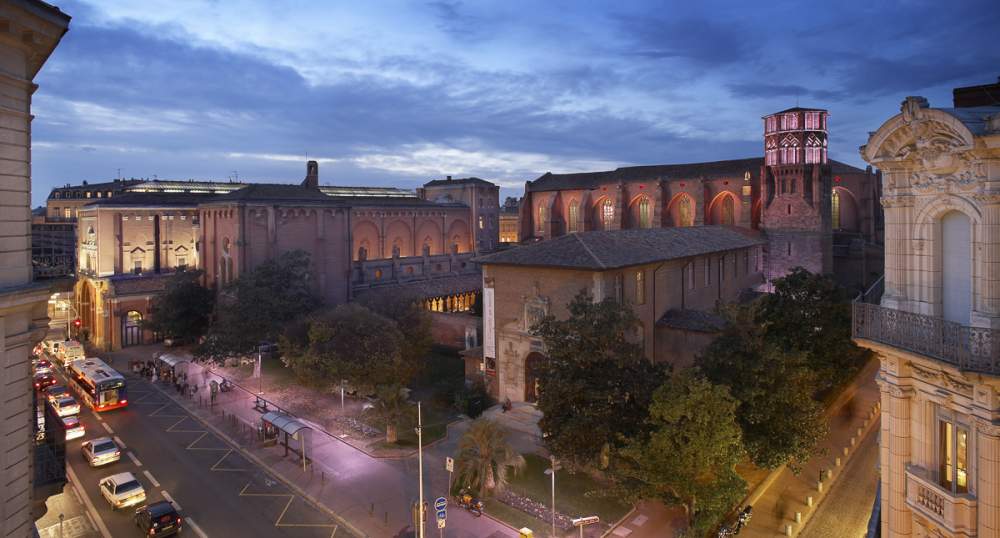Musée des Augustins à Toulouse by night