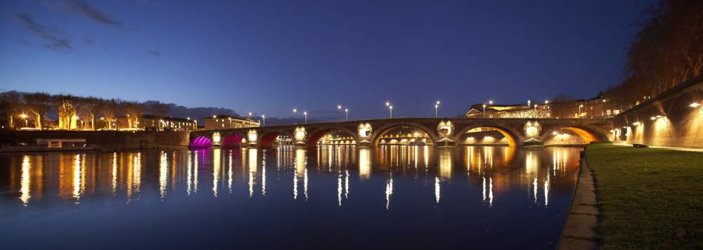 Pont Neuf, Toulouse by night