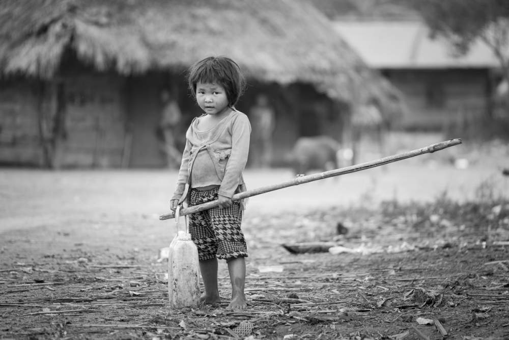 Dans un village Hmong, à la frontière Thaïlandaise, du côté de Huay Xaï