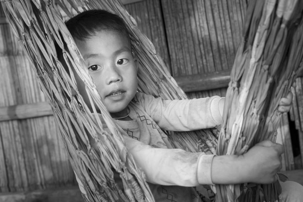 Dans un village Hmong, à la frontière Thaïlandaise, du côté de Huay Xaï