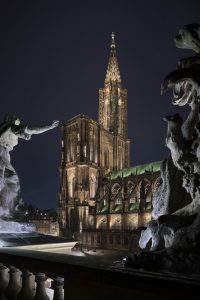 Cathédrale de Strasbourg by night