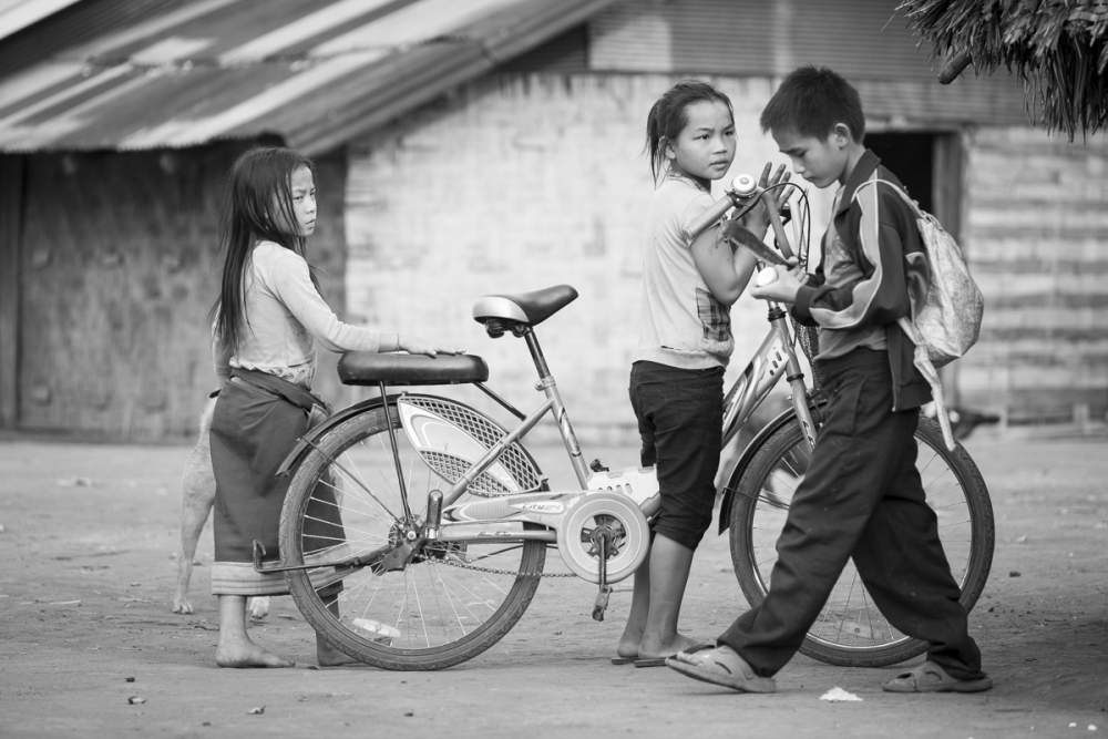 Dans un village Hmong, à la frontière Thaïlandaise, du côté de Huay Xaï