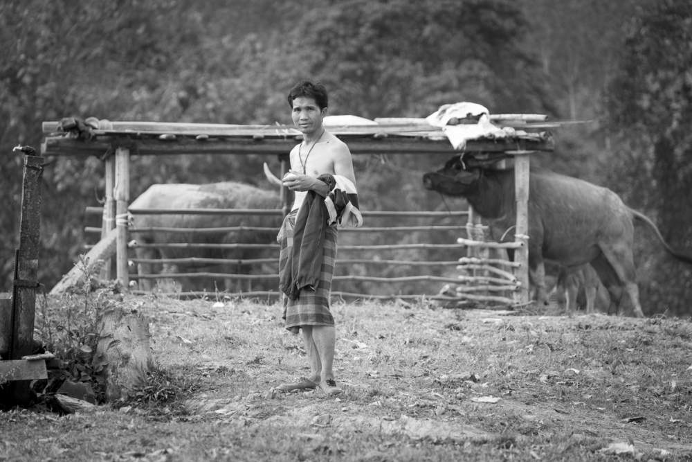 Dans un village Hmong, à la frontière Thaïlandaise, du côté de Huay Xaï