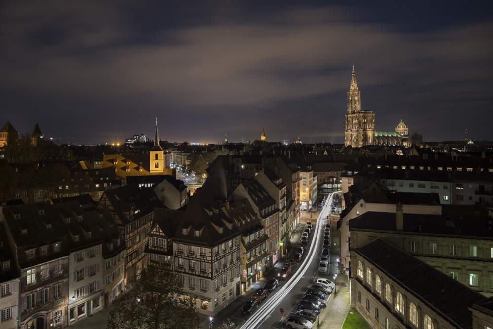 Cathédrale de Strasbourg by night