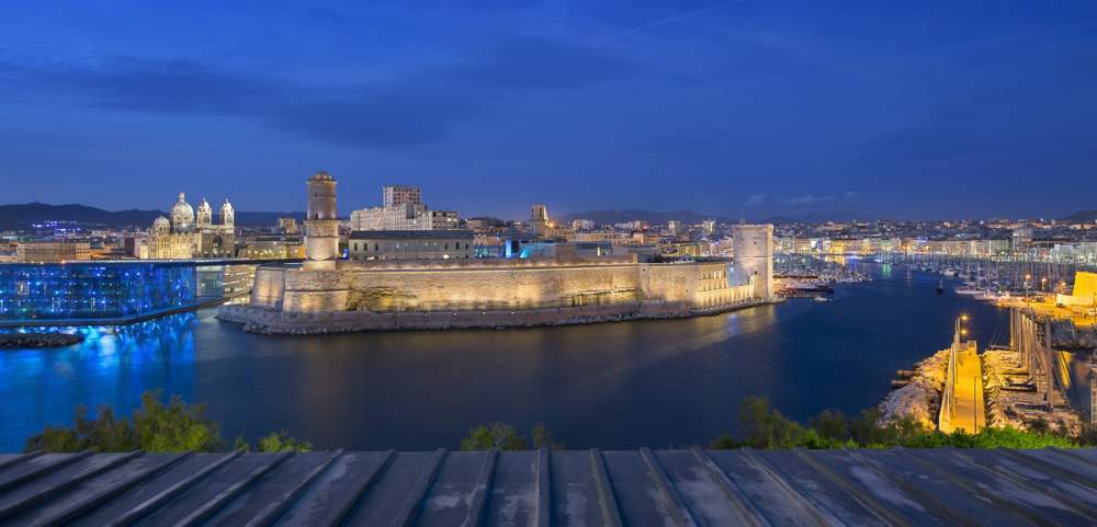 Fort Saint Jean, Marseille by night