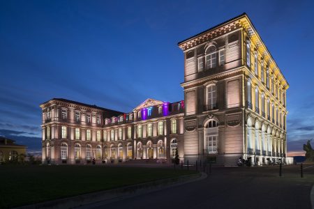 Mise en lumière du Pharo à Marseille by night