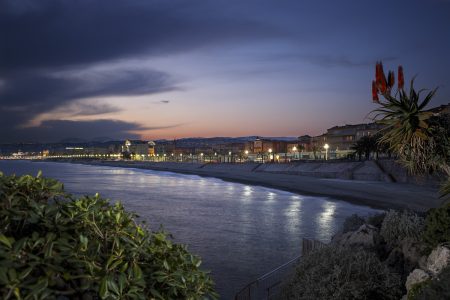 Promenade des Anglais, Nice by night