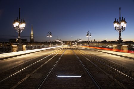 Pont de Pierre, Bordeaux by night