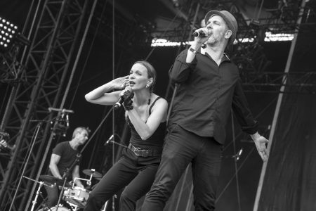 Les Grandes Bouches en concert à la fête de l'Humanité