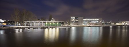 Presqu'île de Caen de nuit
