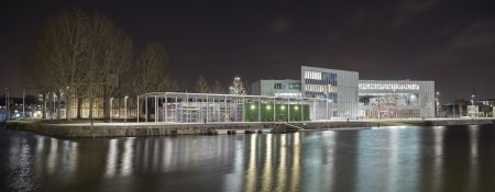 Presqu'île de Caen de nuit