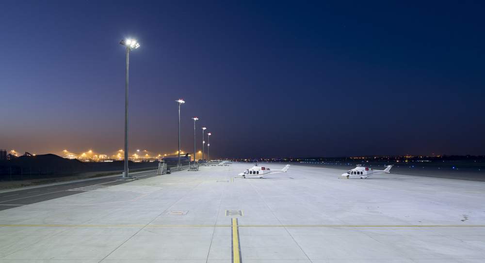 Reportage pour Philips sur les éclairages de piste à l'aéroport de Lyon Saint Exupéry