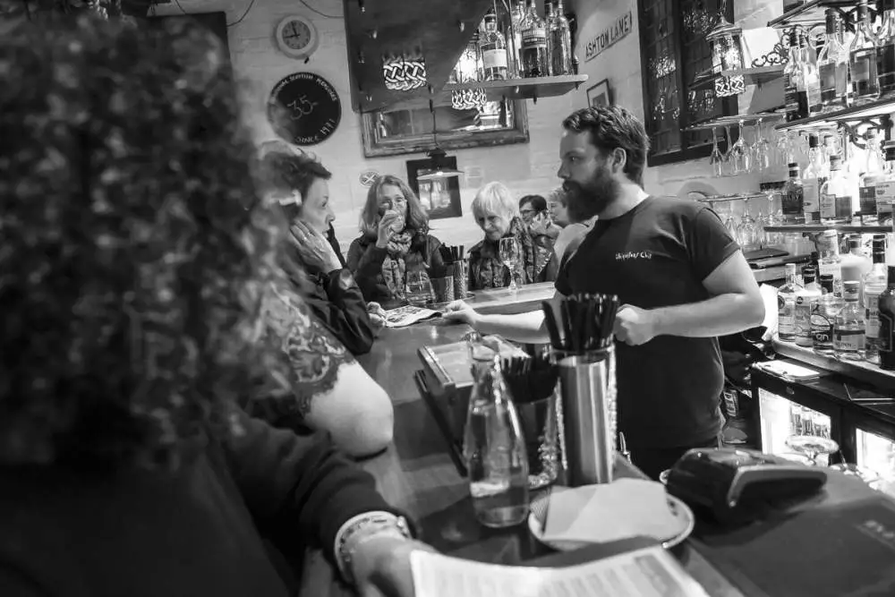 Whisky bar in Glasgow