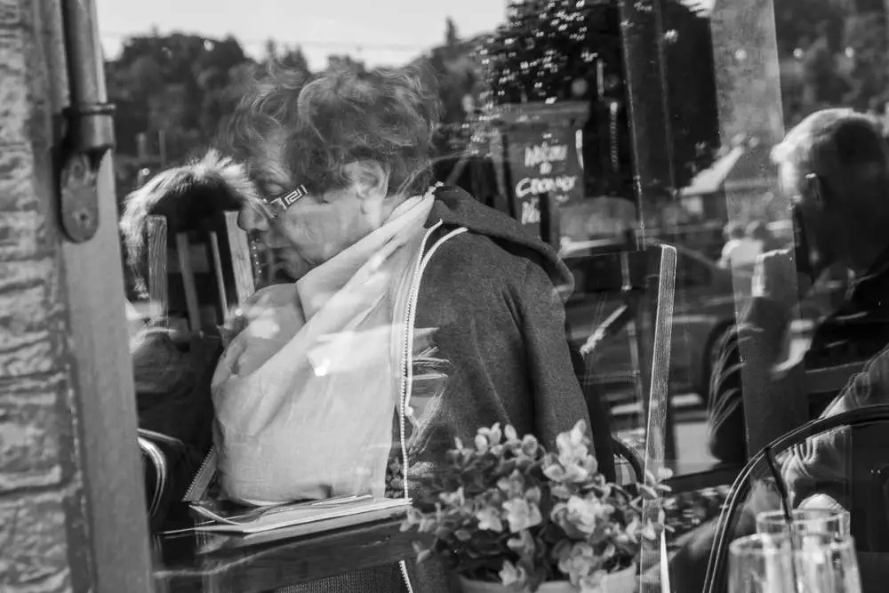 At the restaurant, Oban