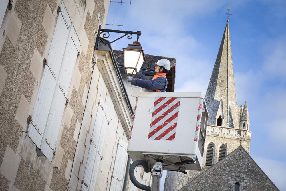 Reportage éclairage ville de Poitiers pour Citeos